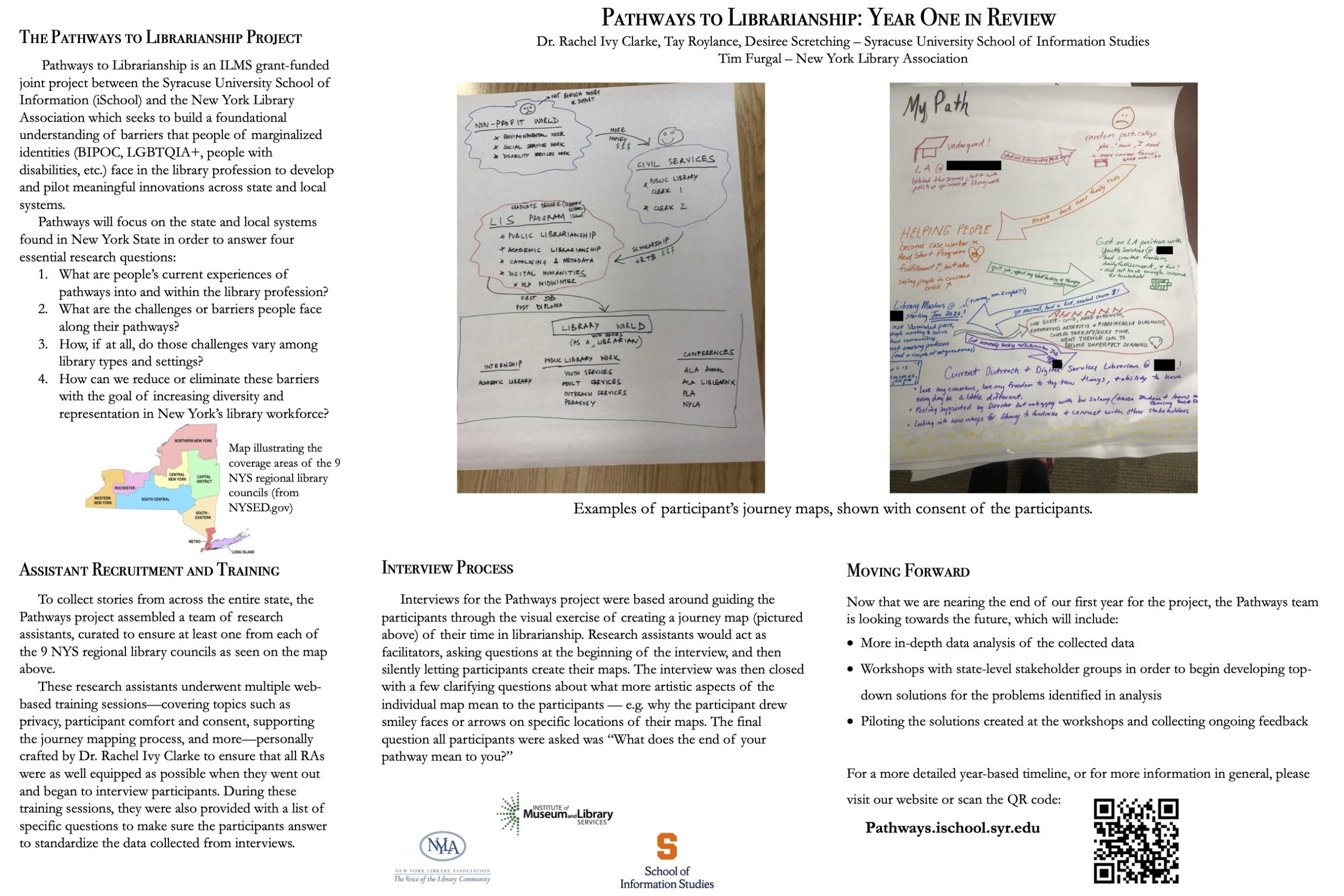 Poster the Pathways Team presented at the ALISE 2023 conference